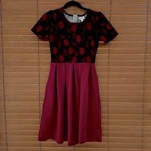 LulaRoe Amelia midi  dress